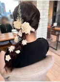 サイド編み下ろし