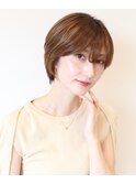 【 Ｉ. 】30代からの襟足すっきり前下がりショートボブ　川口