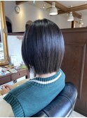 【髪質改善トリートメント】【切りっぱなしボブ】
