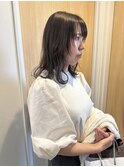 YOKE 切りっぱなしボブ結べるボブレイヤーオリーブグレージュ