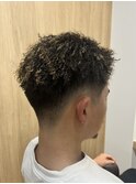 ショート針金パーマ