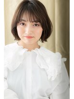 カバーヘア ブリス 大宮西口(COVER HAIR bliss) グレージュカラーひし形ショートマッシュくびれボブウルフX大宮