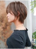 【GEEKS渋谷】秋カラー/小顔/ハンサムショート/20代30代/透明感