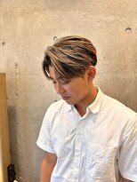 ヒート トウキョウ 目黒店(HEAT TOKYO) センターパート バレイヤージュ ハイライト