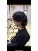 波巻きパーマ