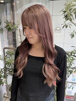 ヘアーアンドメイク ビス(HAIR&MAKE bis) 色落ちまで可愛いピンクベージュ♪【唐木彩華】