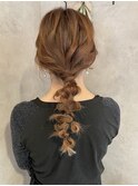 ゆるふわ編みおろしアレンジ