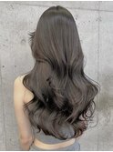 フェミニンカール大人ヘアモテ髪前髪パーマオフィスヘア
