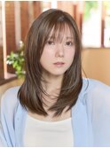 髪質改善カラー＋レイヤーカット