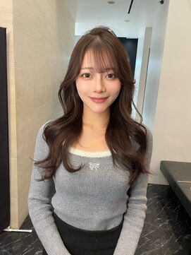 ザシェノンアオヤマ(THE CHAINON AOYAMA) 韓国ヘア/ダークグレージュ/無重力パーマ