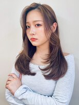 イーストハムヘッドショップ(EAST HAM head shop) 顔まわりカット/レイヤーカット/透明感/ブラウン