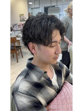 キャンバス バイ ネオリーブ 横浜西口(Canvas by neo.) 横浜★ツイストスパイラルパーマメンズパーマ