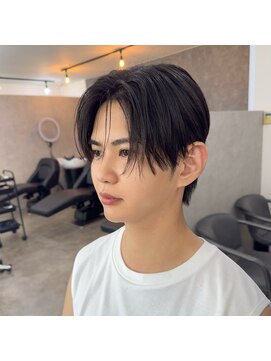 エイル 北堀江(Eir) サンウォン風　センターパート  ダウンパーマ