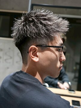 メッツ 原宿(METS) MEN'S/メッシュ×フェード×ツイストジェット/短髪フェード/原宿