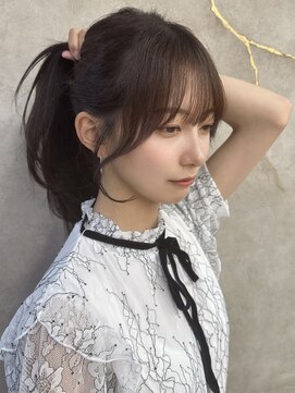 ロンドガーネット 池袋(Lond garnet) 暗めカラー/韓国風巻き/レイヤーカット/髪質改善/縮毛矯正/池袋