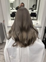 ナンバー 竪町(number+) 20代30代40代◎透明感グレージュリタッチカラー小顔