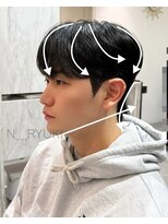 グランシャス(Grancious)&nbsp;men's 韓国ヘア　ダウンパーマ