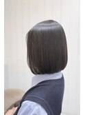 切りっぱなしボブ