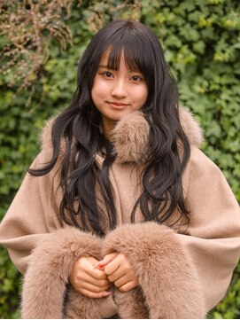 ベレッタ ネヤガワ(veretta. neyagawa) 韓国風/ゆるウェーブ/ダークブラウン/艶感カラー/フェミニン