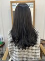 ルヴェルヘアー(Revel hair) 黒染めなしブルーブラック色落ちも綺麗に抜けてくれます!