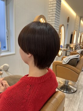 アドラーブル けやき通り店(adorable) 10代20代30代大人かわいい小顔ひし形似合わせショートボブ