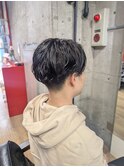 ツーブロックマッシュ×ゆるスパイラル