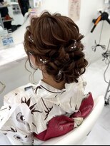 ラルガ 城野店(Raruga)&nbsp;浴衣ヘア/ヘアセット/ヘアアレンジ/シニヨン