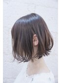 シアーグレージュ×きりっぱなしボブ◎