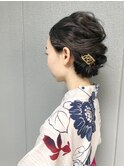 【loty酒井美紀】浴衣セット×ゆるシニヨン
