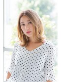 ゆる抜け感★ミディアム切りっぱなし
