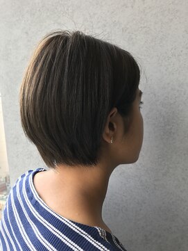 ヘアサロンエム 川越(HAIR SALON M) デザインカラー/厚めバング/ローライト/スリークボブ