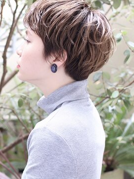 メイクス 表参道(MAKE'S omotesando) make's /カーキグレージュ/大人かわいい/ボブ/髪質改善