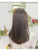 シークレットハイライト×ベージュブラウン