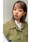 ヌケ感×束感前髪 ヘルシーストレート