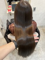 髪質改善＊マロンベージュ＊20代30代40代＊かきあげ【Zina銀座】