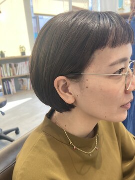 ハレヘアー ホーム(Hale hair home) 大人かわいいミニボブ　/　髪質改善カラー