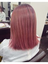 ヘアーサロン アウラ(hair salon aura)&nbsp;【aura】ダブルカラー　チェリーピンク