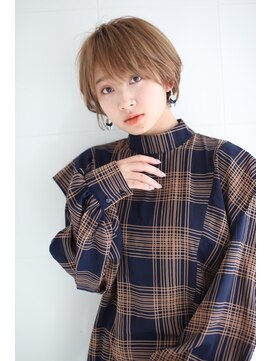 アッシュ 池袋店(Ash) 大人可愛いフェミニンショート #池袋駅