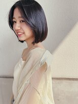 ヘアーエスクールシーユー 枚方T-SITE店(hair S.COEUR×Cu) ナチュラルでさらツヤな内巻きボブ