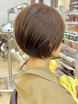 ヘアアーク(HAIR arc)の写真/【京成津田沼3分】ファーストグレイもお任せ☆白髪ぼかしでお洒落に白髪をカバーしつつ艶感もプラス♪