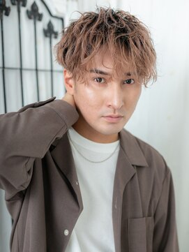 トニーアンドガイメン ホテル京阪仙台店(TONI&GUY MEN) ツイストスパイラルパーマでエアー感のルーズヘアa仙台
