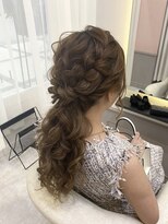 リアン(lien)&nbsp;編み込みローポニー☆