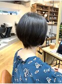 ショートボブ/イメチェン/フルバング/似合わせカット銀座/日比谷
