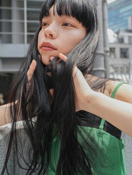 ジーテ 渋谷(gite) ずるっと巻いたカジュアルロング/渋谷/髪質改善