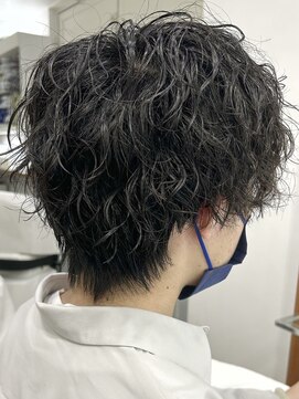 ヘッズ 本八幡店(HEADS) MEN'S HAIR センターパート ツイストスパイラル コンマヘア