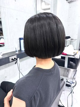 エンディアリング 東銀座(Endearing) 斜めバング/グレージュカラー/デザインカラー/銀座/東銀座