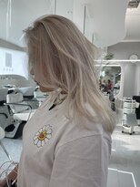 ガガ 心斎橋(GAGA)&nbsp;ミルクティーベージュダブルカラーインナーカラーケアブリーチ