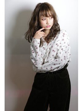 アディクト イースト 東陽町東口(addict EAST) ゆるふわデジタルパーマ＿ミルクベージュ＿ロング［東陽町］