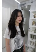 韓国/ハイトーンカラー/ワンホンヘア/レイヤーカット/髪質改善