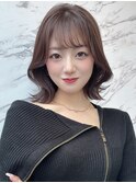 韓国ヘア名古屋ハイレイヤー顔まわりカット前髪ボブタッセル小顔